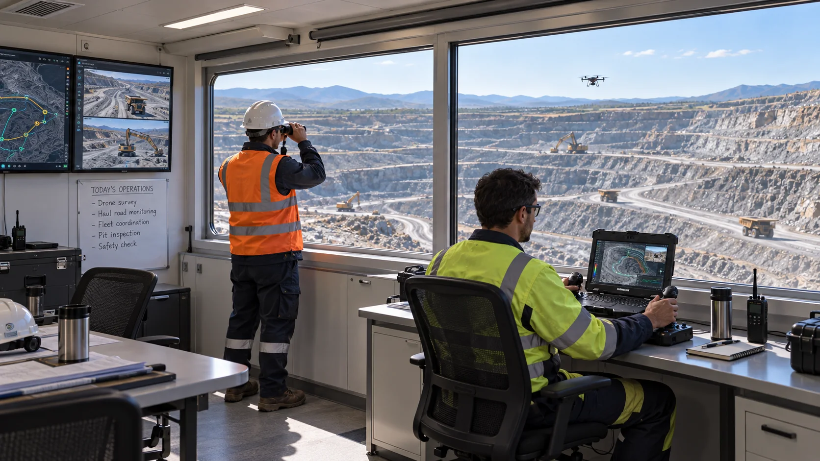 Illustrative mining operation using a GC-Z14I